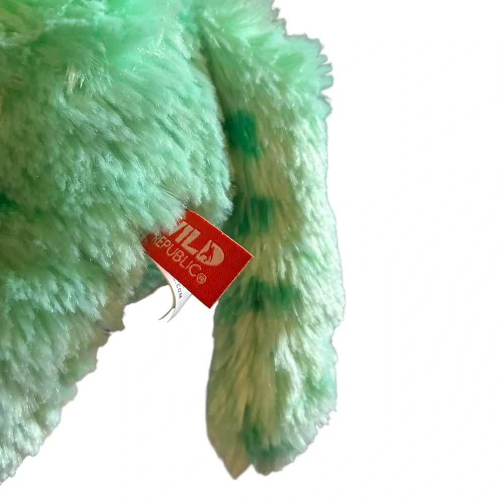 Wild Republic Vibes Mint Green‎ Tiger Plush 12”